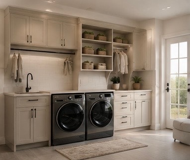 Laundry room cabinetry